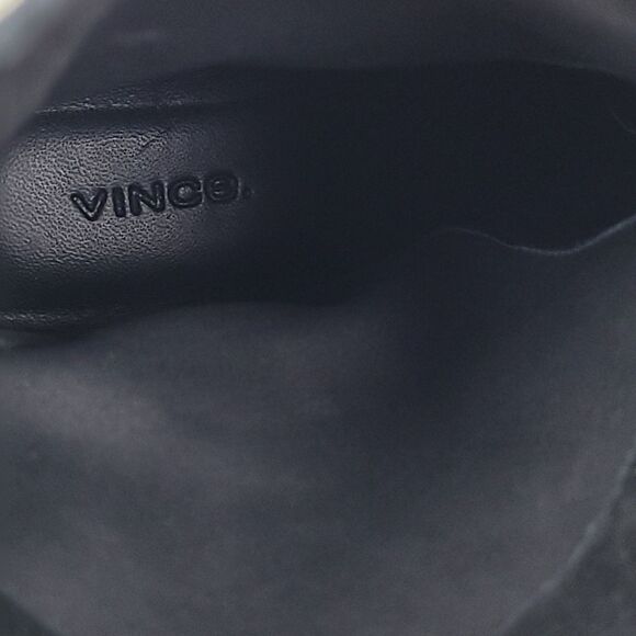 Vince Sinclair Black Suede Cowboy-Style Booties. Size 5 M - Picture 9 of 10